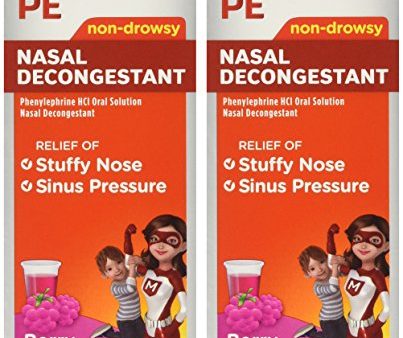 Sudafed Nasal Decongestant, Non-Drowsy, Raspberry Flavor Liquid - 4 OZ on Sale