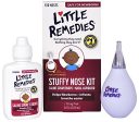 Little Noses stuffy nose kit, nasal aspirator plus saline spray drops - 1 kit Hot on Sale