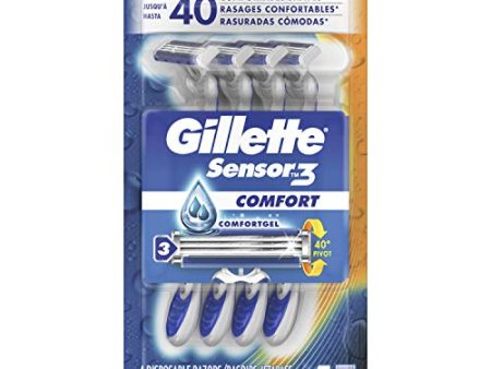 Gillette Sensor 3 Smooth Shave Disposable Razor - 4 ea Online Hot Sale