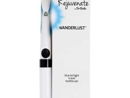 Rejuvenate by Dr. Brite Wanderlust LED Travel Toothbrush, White For Cheap