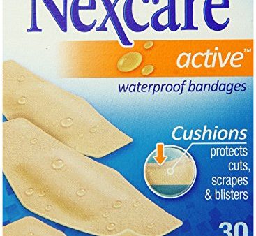 Nexcare Active Extra Cushion Bandages, Assorted - 30ct Discount