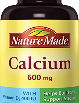 Nature Made Calcium 600mg with Vitamin D 400 IU Softgels - 100 ea Supply