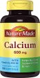 Nature Made Calcium 600mg with Vitamin D 400 IU Softgels - 100 ea Supply