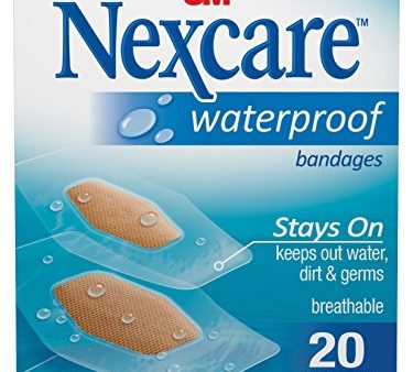 Nexcare waterproof clear bandages, assorted, 588-20pb - 20 pack Discount