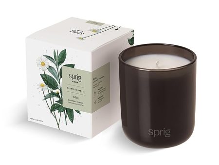 Sprig by Kohler Scented Candle, Relax, 8 oz Online Hot Sale