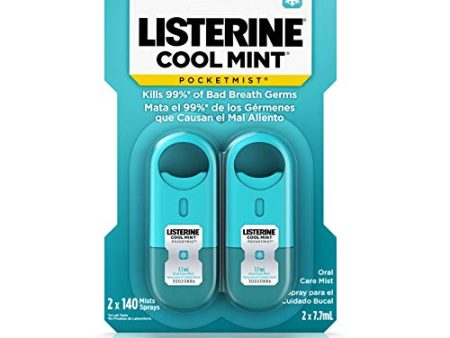 Listerine Pocketmist Cool Mint, 2 Count Hot on Sale