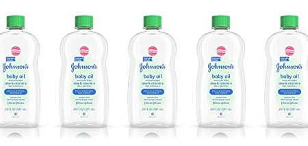 Johnsons aloe vera and vitamin E baby oil -591ml For Sale