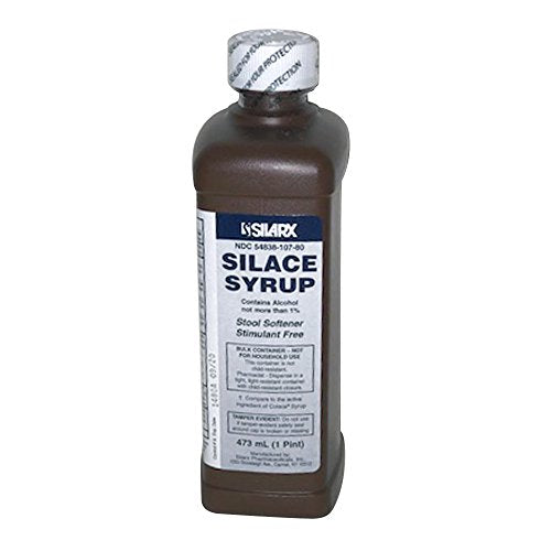 Silarx Silace Docusate Sodium Stool Softener Syrup - 16 OZ For Sale