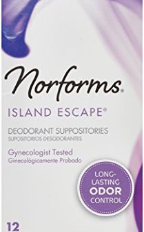 Norforms Feminine Deodorant Suppositories, Island Escape - 12 ea. Fashion