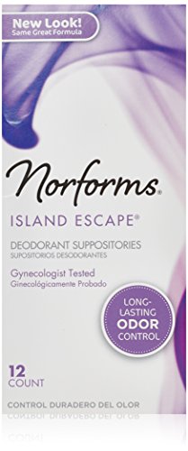 Norforms Feminine Deodorant Suppositories, Island Escape - 12 ea. Fashion