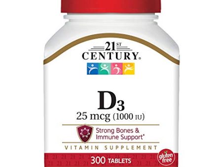 21st Century D 1000 iu Extra Strength Tablets - 300 ea Sale