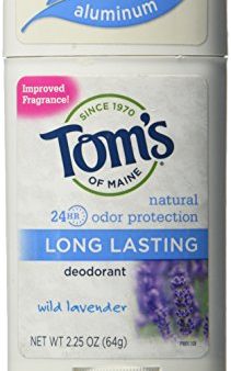 Toms of maine Deodorant,Long Lasting, Wild Lavender - 2.25 oz Fashion