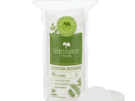 Intrinsics at Home Premium Cotton Rounds, 2  , 50 ct For Sale