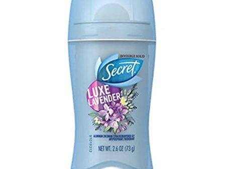 Secret Scent Expressions Invisible Solid Deodorant, Ooh-La-La Lavender - 2.6 oz For Cheap