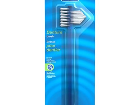 Oral-B Denture Dual Head Tooth Brush - 1 ea For Discount