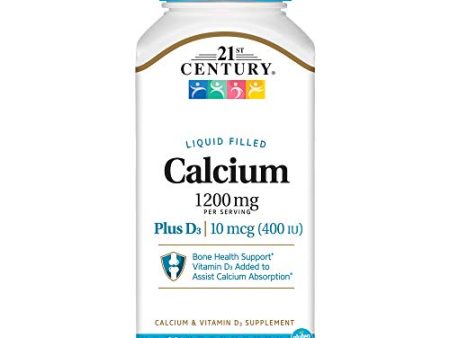 21st Century Calcium 600 Plus Vitamin D Softgels - 90 ea Online Sale