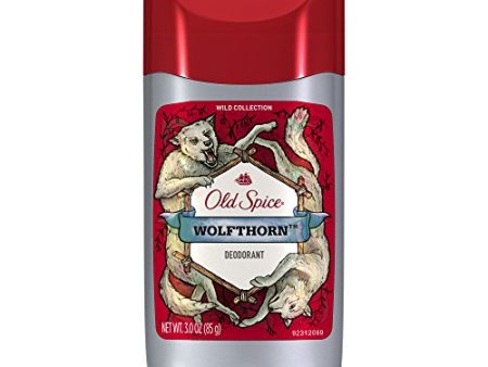 Old Spice Wild Collection Deodorant, Wolfthorn Scent - 3 oz For Sale