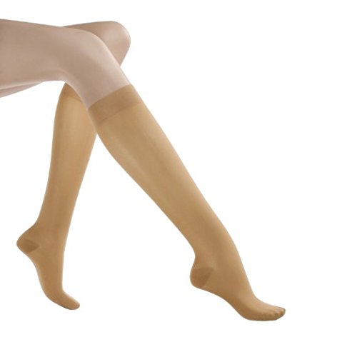 Jobst Stockings Ultra Sheer Knee high 15-20 mm Hg Compression Beige - X Large. Discount