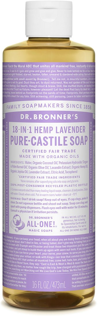 Dr. Bronner s All-One Pure-Castile Liquid Soap Lavender Cheap