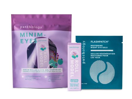 Patchology Minim-Eyes Roll Model Smoothing Eye Serum & Eye Gel Booster Kit Discount