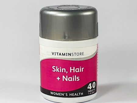 VITAMIN STORE - SKIN, HAIR + NAILS MULTIVITAMINS & MINERALS 40 TABLETS Online Hot Sale