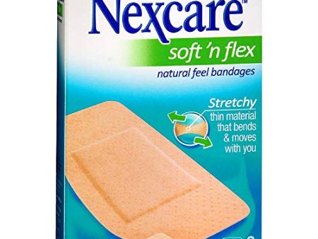 Nexcare 3M Comfort Strip Ultra Fabric Bandages for Knee and Elbow - 8 ea Fashion