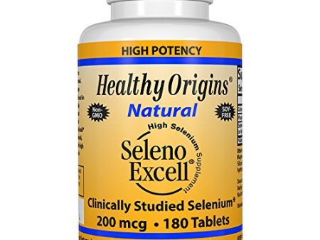 Healthy Origins - Natural Seleno Excell High Selenium Supplement 200 mcg. - 180 Tablets Online