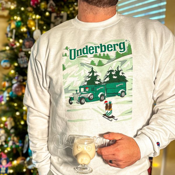 *NEW* Underberg Holiday Crewneck Sweatshirt 🎁🎄 Cheap