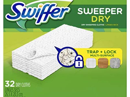 Swiffer Sweeper Dry Cloths Refill,  32 Count Online