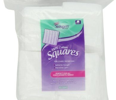 Swisspers Cotton Squares, 80 Count Online