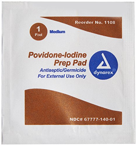 Povidone-Iodine Prep Pads - 100 Ea. Hot on Sale