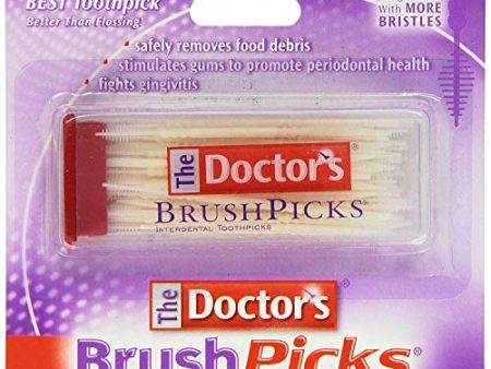 Doctors Brushpicks interdental toothpicks - 60 ea Fashion