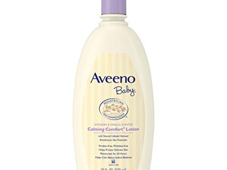 Aveeno Baby Calming Comfort Moisturizing Lotion, Lavender & Vanilla, 18 Fluid Ounce Cheap