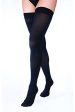 Jobst UltraSheer Thigh Highs Stockings 8-15 mmHg Compression Black, size: Large - 1 Each. Supply