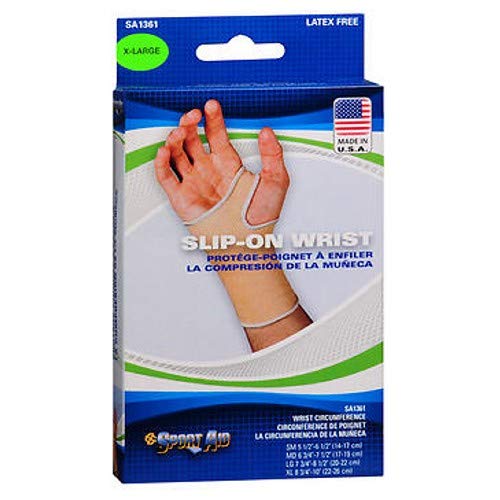 Sportaid Wrist Brace Slip-On, Beige, X-Large - 1 ea Online Sale