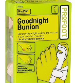 Profoot good night adjustable bunion regulator - 1 pair on Sale