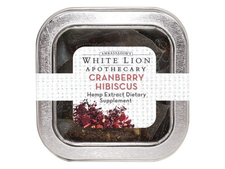 White Lion Cranberry Hibiscus Hemp Extract-infused Tea Fashion