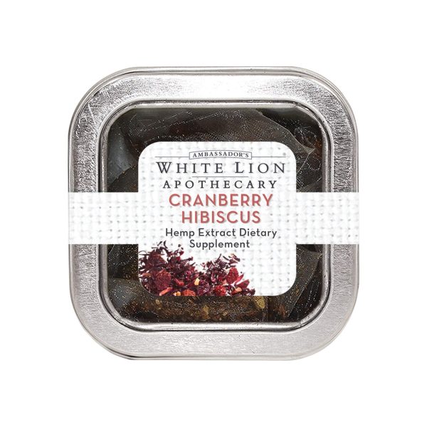 White Lion Cranberry Hibiscus Hemp Extract-infused Tea Fashion