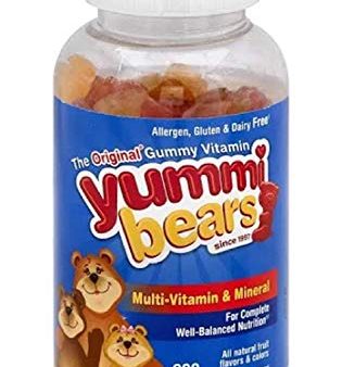 Yummi Bears Multi-Vitamin & Mineral, 200-Count Gummy Bears. Supply