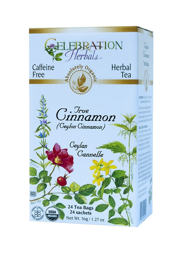 Celebration Herbals Ceylon (True) Cinnamon 24 Tea Bags Fashion