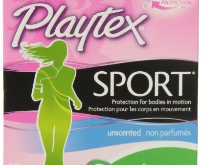 Playtex sport tampons super Abosrbency, unscented - 18 ea Supply