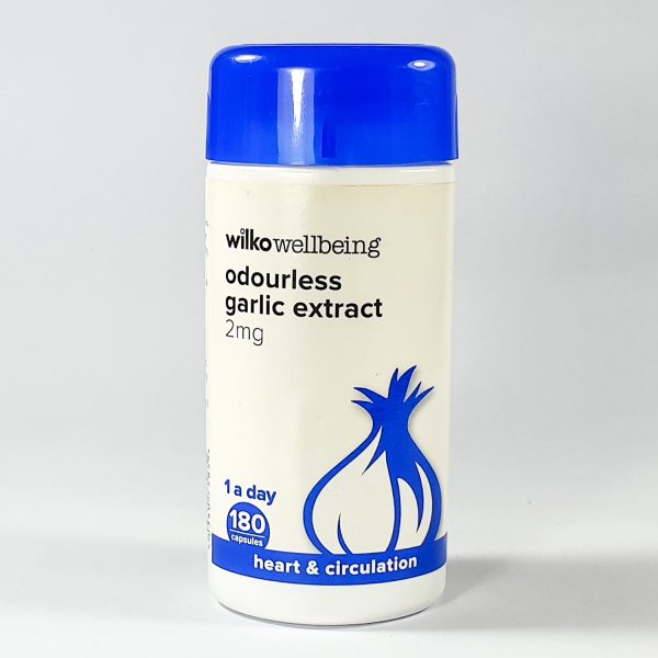 WILKO - ODOURLESS GARLIC EXTRACT 2MG - 180 CAPSULES Online