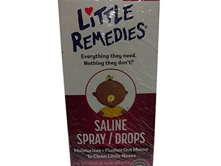 Little Remedies Noses Saline Spray Drops For Dry Or Stuffy Noses - 1 OZ Hot on Sale