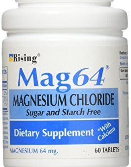 Rising Generic Slow Mag64 Magnesium Chloride Enteric Coated Tablets - 60 ea Discount