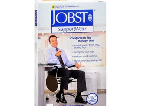 Jobst SupportWear Mens Dress Socks, 8-15 mm Hg Compression, Brown color, Size: Large - 1 Piece Online now