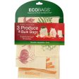 ECOBAGS Market Collection Set of 3 Produce and Bulk Bags - 10 ea, 3 pack For Sale