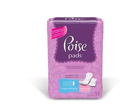 Poise ultimate absorbency pads, long - 27 ea, 4 pack. on Sale