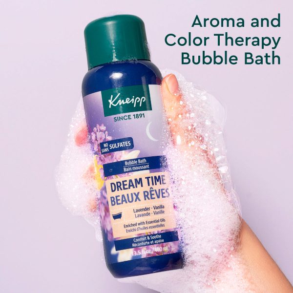 Kneipp Sulfate-Free Bubble Bath, Dream Time Lavender & Vanilla, 13.5 fl oz Discount