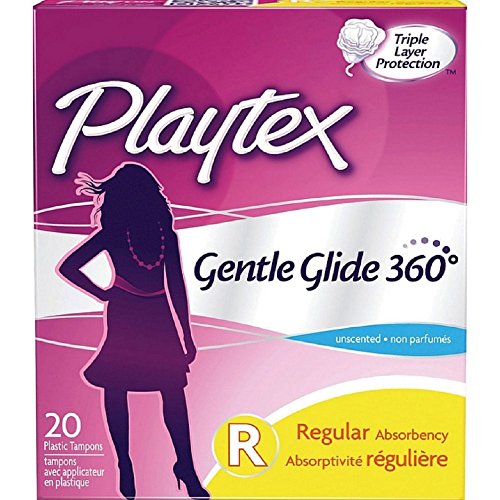 Playtex Gentle Glide Unscented Tampons, Regular - 18 Ea Online Sale