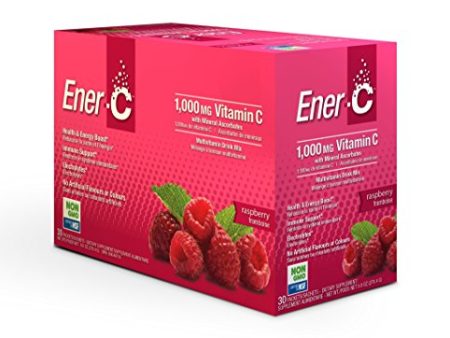 Ener-C - Vitamin C Effervescent Powdered Drink Mix Raspberry - 1000 mg (Pack of 30) For Discount